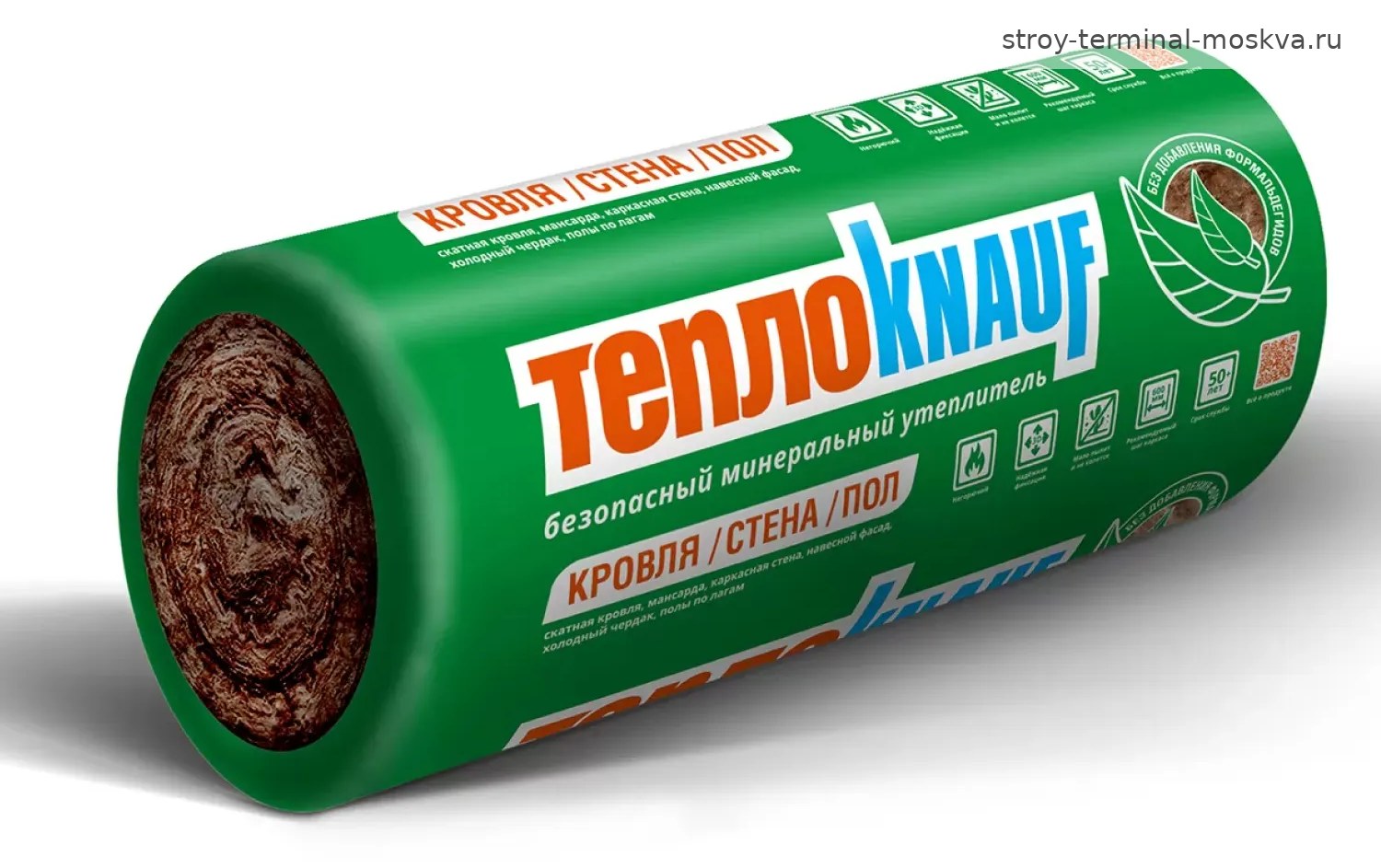 ТеплоКНАУФ Для Кровли (KNAUF) Рулон TR037 2*6148*1220* 50  (15м2) (0,75м3) (32уп/под)